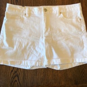 Lauren Conrad white denim shorts